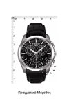 TISSOT T-Classic Couturier Chronograph Black Leather Strap