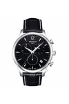 TISSOT T-Classic Tradition Chronograph Black Leather Strap