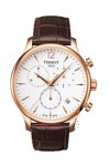 TISSOT T-Classic Tradition Chronograph Brown Leather Strap