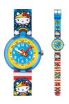 FLIK FLAK HELLO KITTY Wonder Woman Multicolor Fabric Strap