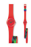 SWATCH Camorange Ladies Orange Rubber Strap