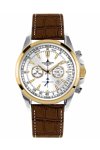 Jacques LEMANS Liverpool Chrono Brown Leather Strap