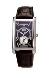 FREDERIQUE CONSTANT Automatic Carree Black Leather Strap