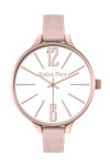 REINA FERE Rose Pink Leather Strap