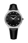 RAYMOND WEIL Geneve Toccata Diamonds Black Leather Strap