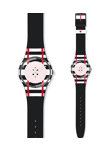 SWATCH Es War Einmal Double Me Black Rubber Strap