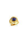 Ring 18ct Yellow Gold with Lapis Lazuli