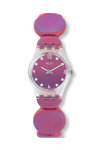 SWATCH Metallix Moving Pink Bodeaux Plastic Bracelet