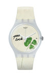 SWATCH Floralia Exceptionnel Beige Silicone Strap