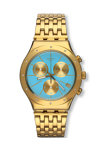 SWATCH Metallix Turchesa Gold Stainless Steel Bracelet