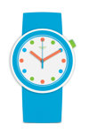 SWATCH Pop Collection POPpingpop Cyan Rubber Strap