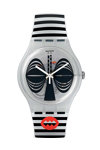 SWATCH Africana Maskara Black and Grey Rubber Strap