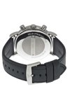 Emporio ARMANI Chronograph Black Leather Strap