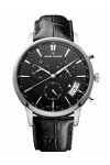 CLAUDE BERNARD Classic Black Leather Strap