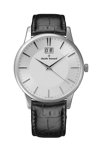 CLAUDE BERNARD Classic Black Leather Strap