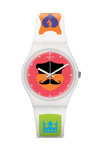 SWATCH Graphistyle Multicolor Rubber Strap