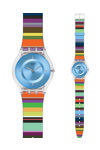 SWATCH Pretty Ladder Multicolor Rubber Strap