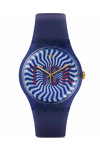 SWATCH TI-OCK Blue Rubber Strap