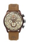 TIMBERLAND Henniker Multifunction Beige Leather Strap