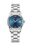 HAMILTON Jazzmaster Lady Blue Silver Stainless Steel Bracelet