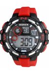 XONIX Digital Red Rubber Strap