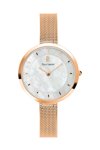 PIERRE LANNIER Classic Rose Gold Stainless Steel Bracelet