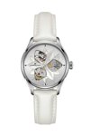 HAMILTON Jazzmaster Open Heart Lady Automatic White Leather Strap