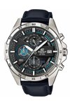 CASIO Edifice Chronograph Black Leather Strap