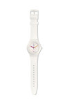 SWATCH Sistem Polka Automatic White Silicone Strap