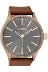 OOZOO Timepieces Brown Leather Strap