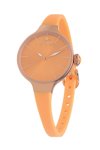 HOOPS Nouveau Cherie Gold Orange Rubber Strap