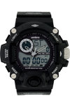 UMBRO Sport Chronograph Black Rubber Strap