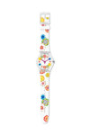 SWATCH Countryside Kumquat Multicolor Silicone Strap