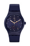 SWATCH Sistem 51 Sistem Sea Automatic Blue Silicone Strap