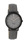 OOZOO Vintage Grey Leather Strap