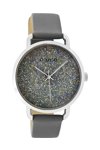 OOZOO Timepieces Grey Leather Strap