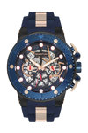 QUANTUM Hunter Chronograph Blue Silicone Strap