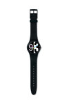 SWATCH Zoomzang Black Silicone Strap