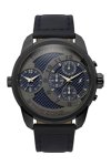 THORTON Vidar Dual Time Chronograph Blue Leather Strap