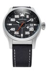 THORTON Rolf Black Leather Strap