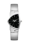 HAMILTON Ventura Silver Stainless Steel Stretch Bracelet