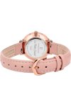 PIERRE LANNIER Elegance Cristal Swarovski Pink Leather Strap