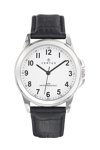 CERTUS Men Black Leather Strap