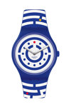 SWATCH Swatch Club Follow The Dots Two Tone Silicone Strap