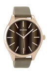 OOZOO Timepieces Brown Leather Strap