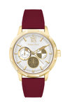 REINA FERE Ladies Red Leather Strap