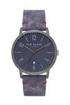 TED BAKER Daniel Blue Leather Strap