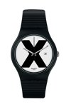 SWATCH XX-Rated Black Silicone Strap