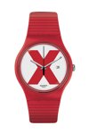 SWATCH XX-Rated Red Silicone Strap