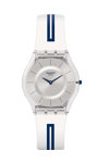 SWATCH Mediolino White Silicone Strap